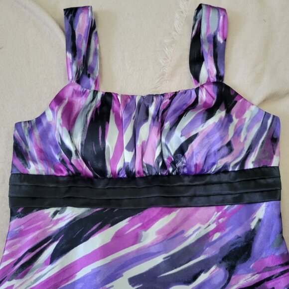 IZ Byer | Y2k Brush Print Cami - Picture 2 of 4